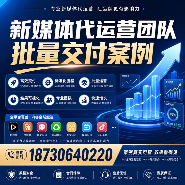 保定代运营公司多客户账号批量高效交付案例